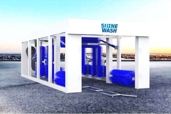 Ghana automatic tunnel car wash machine Q11 shipped