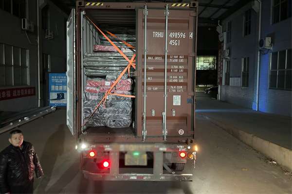 Loaded container for the Malaysia tunnel car wash machine shipment