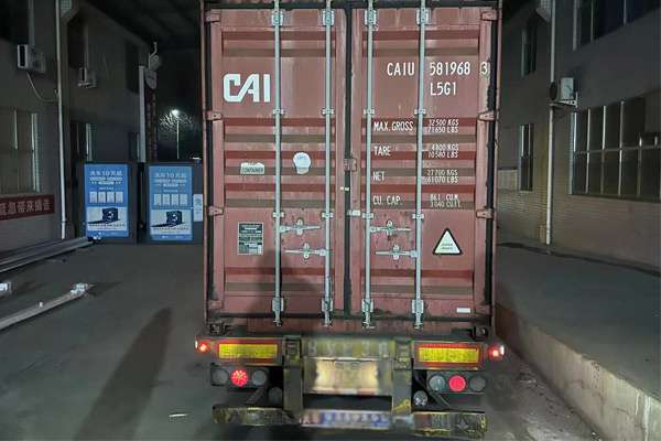 Sealed container for the US K3 touchless car wash machine shipment