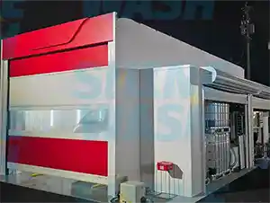 prefabricated car wash equipment building