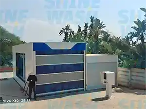 modular car wash building project